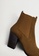 Mango brown Heel Leather Ankle Boots ED785SHA27304DGS_5