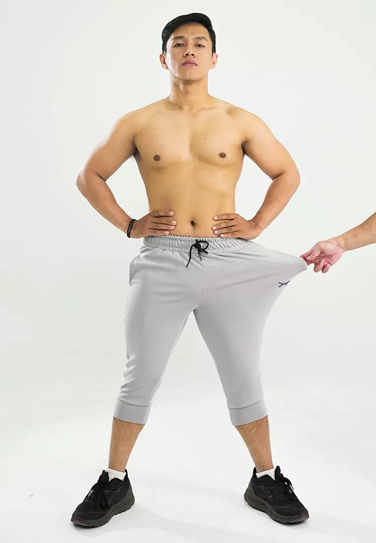 Jogger Pants 3/4 Stretch FastTrack series Grey