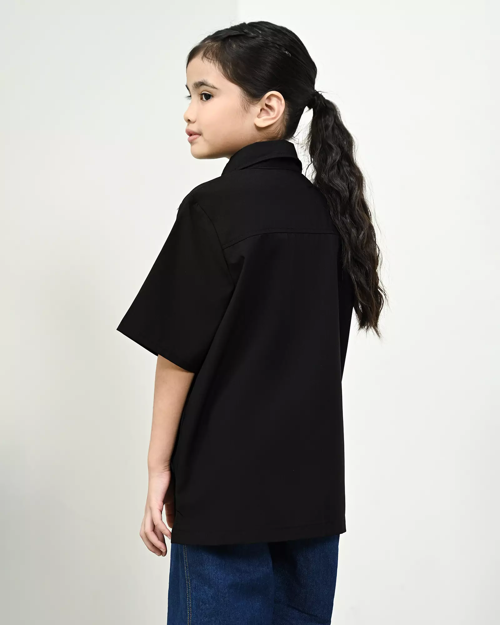 Geulis.id COLTA SHIRT - Black