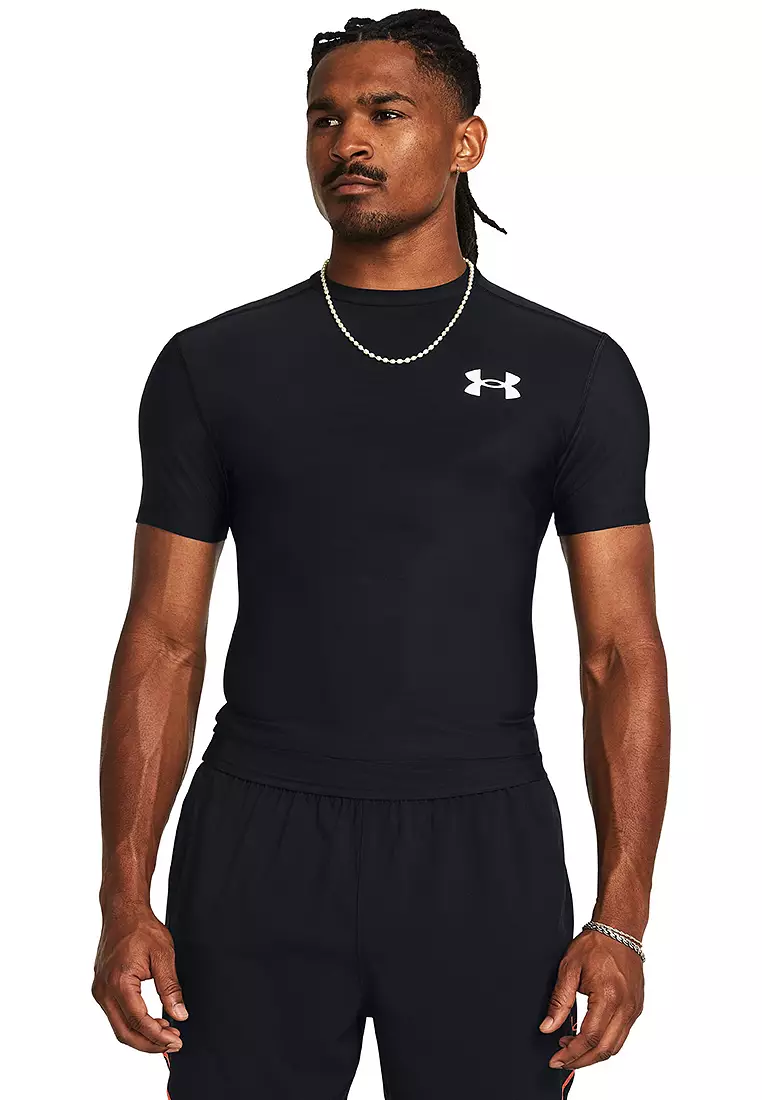 Heatgear Under Armour Short Sleeve Compression Under Armour Black