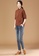 A-IN GIRLS brown Casual Half High Collar Plus Fleece Sweater 248ABAA3B4630DGS_5
