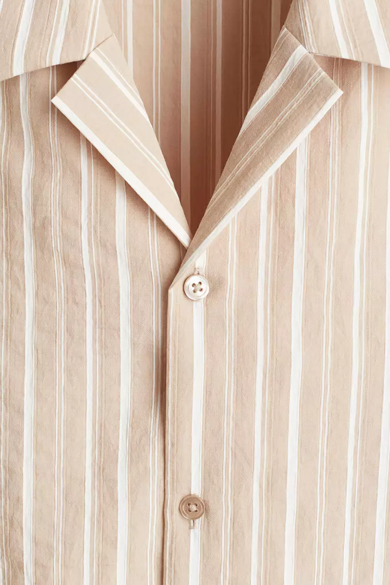 Regular Fit Lyocell-blend resort shirt