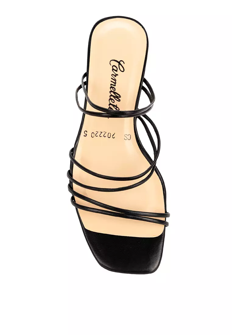 Strappy Kitten Heels