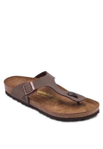 Birkenstock Gizeh Birko-Flor Nubuck Sandals | ZALORA Philippines