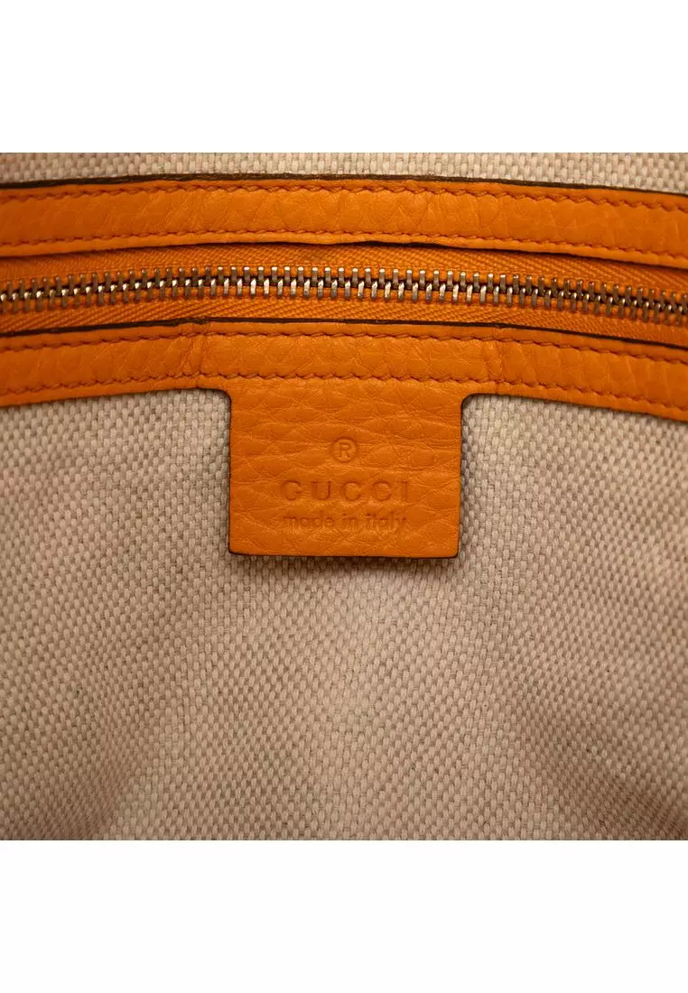 Pre-Loved Gucci Small Calfskin Soho Cellarius Satchel