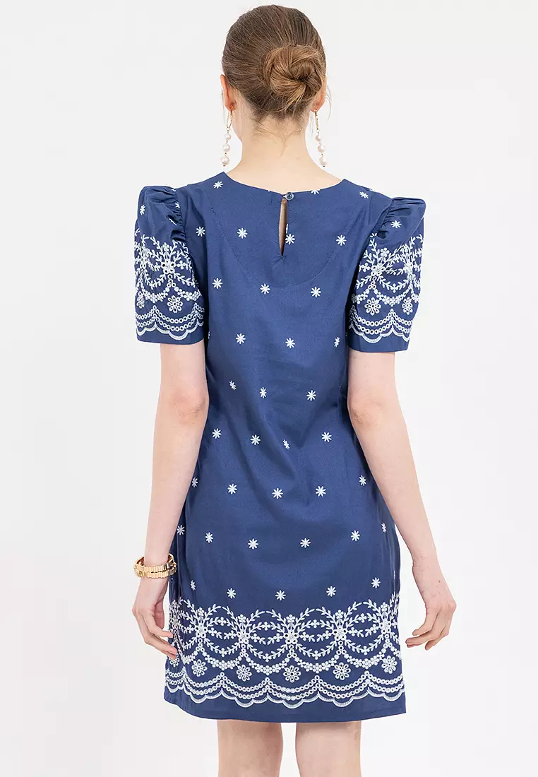 ARLO Embroidered Filipiniana Shift Dress