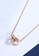YOUNIQ YOUNIQ DAFEN 18K Rosegold Connect Link Ring Titanium Steel Necklace with Cubic Zirconia EDCAAAC4B33C6CGS_6