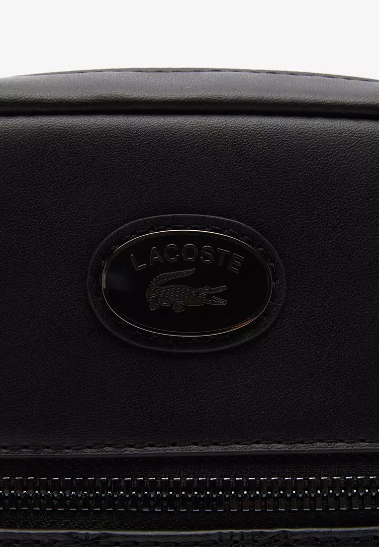 Embossed Monogram Vertical Satchel