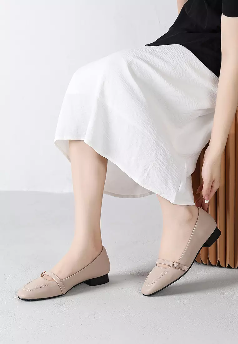 Mary jane shoes discount nude