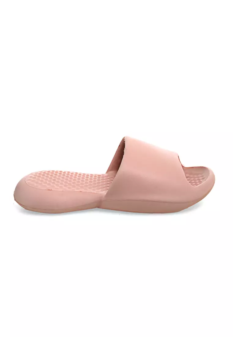 Verel Sandal Rumah Anti-Slip Slipper Unisex Quick Drying Material EVA Soft ORIGINAL - Pink