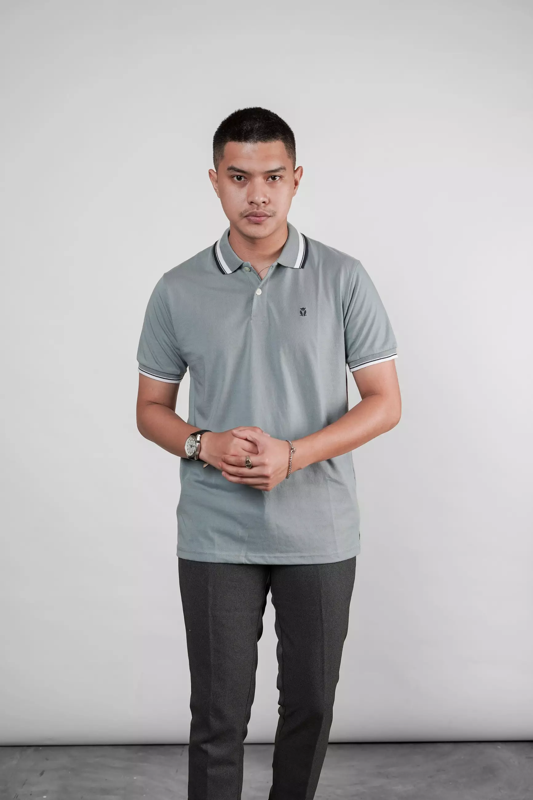 MATSUDA Kaos Polo Shirt Pria Kerah Aioi