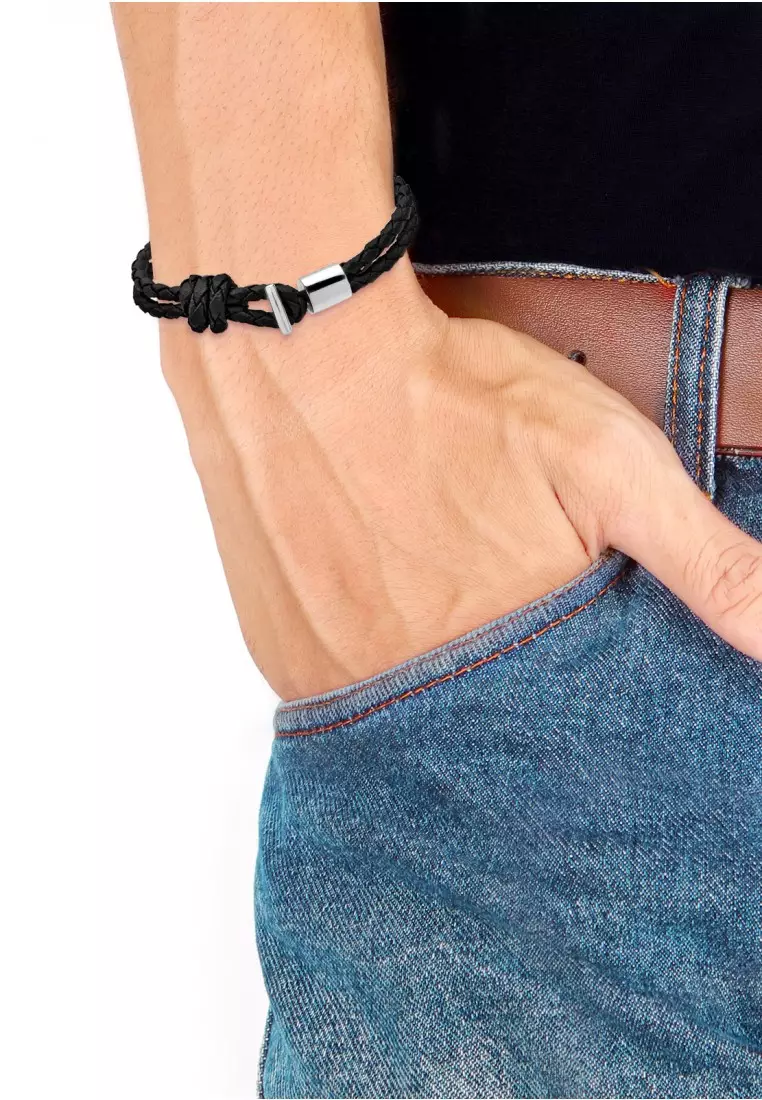 Perhiasan Pria Perak Asli - Silver Gelang Hook