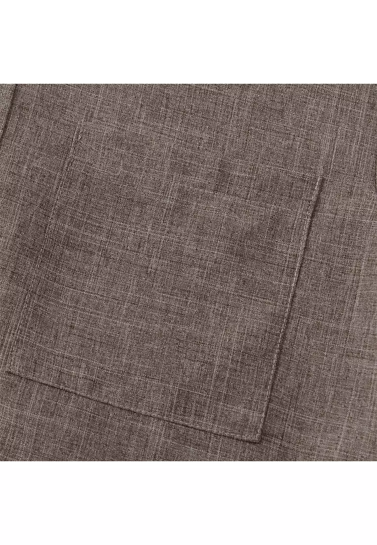 Cotton Linen Solid Color Shirt YL-C85