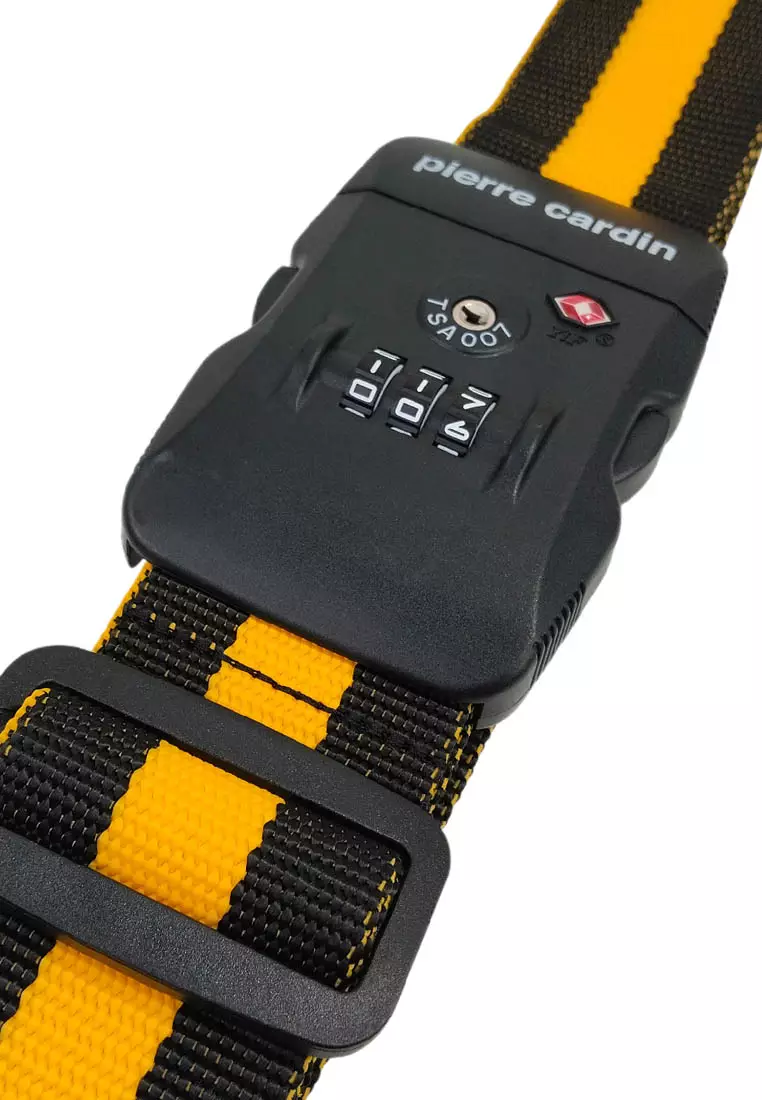 Pierre Cardin Strap Koper Travel Strap to Secure Luggage Tali Pengaman Sabuk Koper TSA
