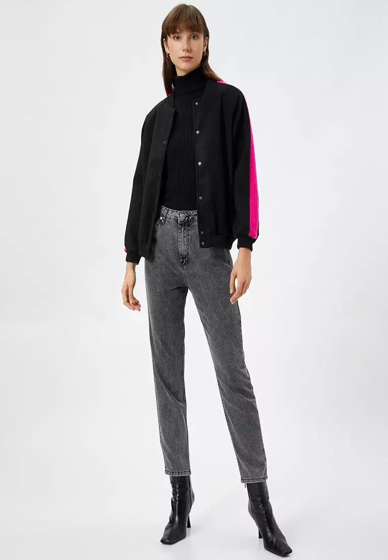 Straight High Waisted Jeans