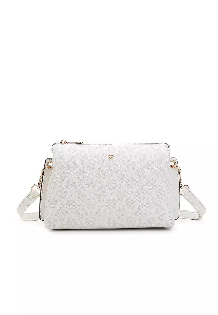 Women's Sling Bag / Crossbody Bag / Shoulder Bag - White