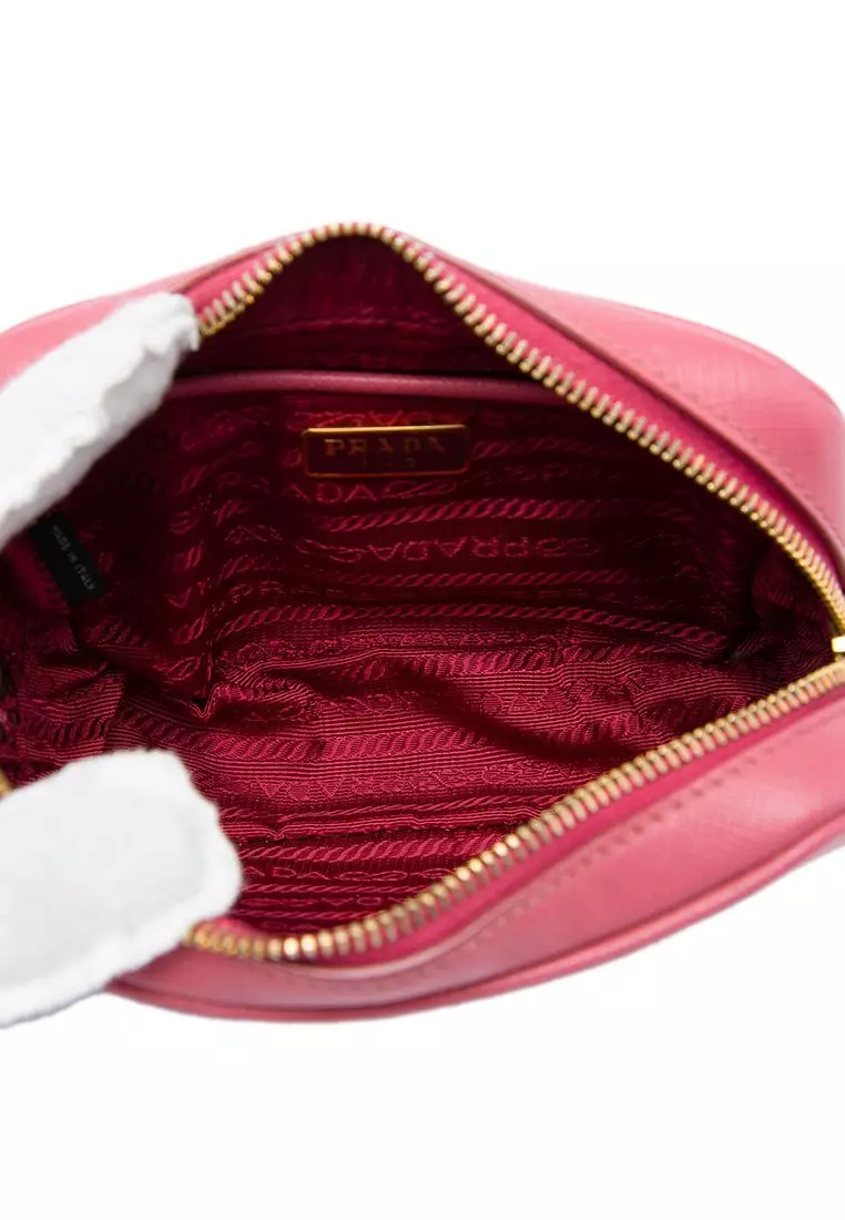 Pre-Loved Prada Mini Saffiano Lux Camera Bag