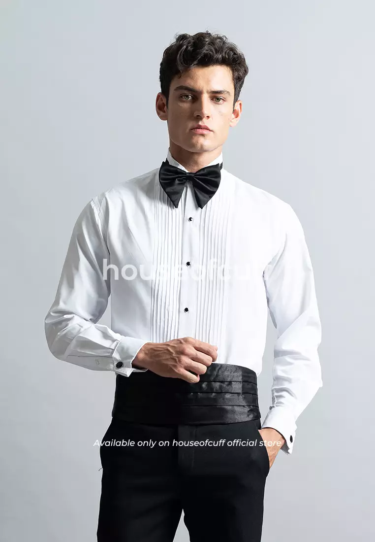 Suspender Gesper Belt Wedding Best Man Cummerbund Hitam