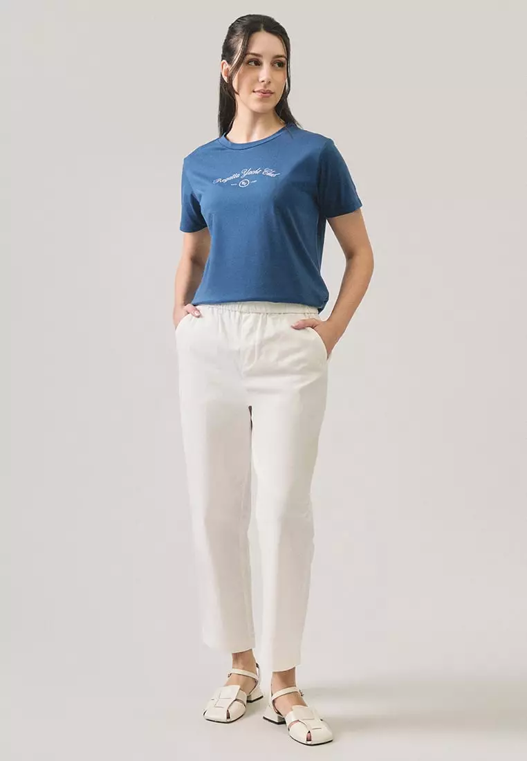 Pull Up Twill Trousers