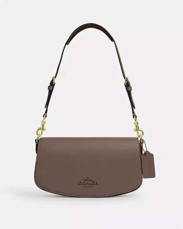 Andrea Shoulder Bag Gold/Dark Stone
