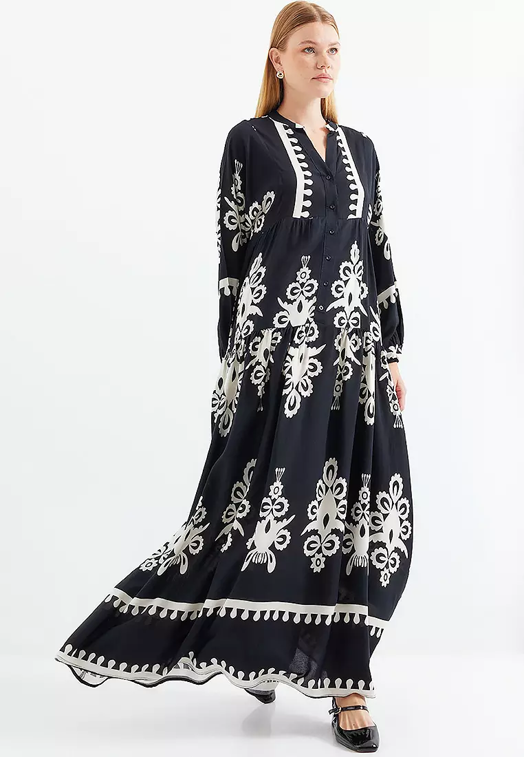 Patterned Maxi Dress