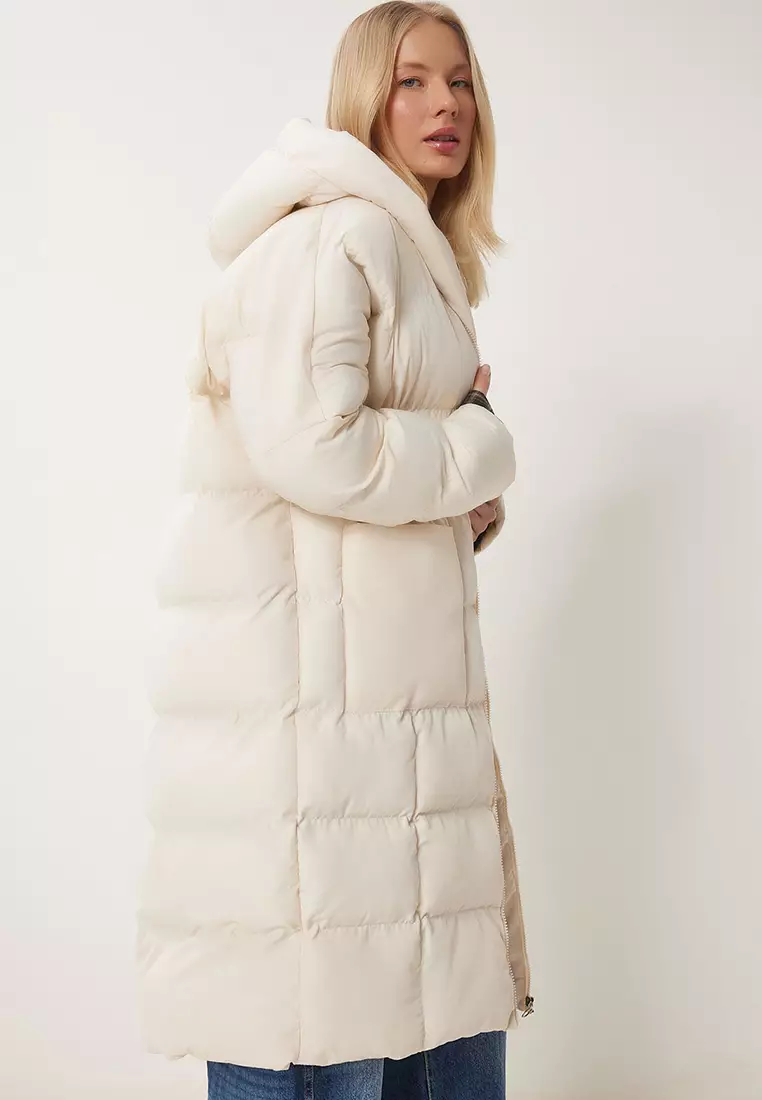 Hoodie Oversize Long Puffer Coat