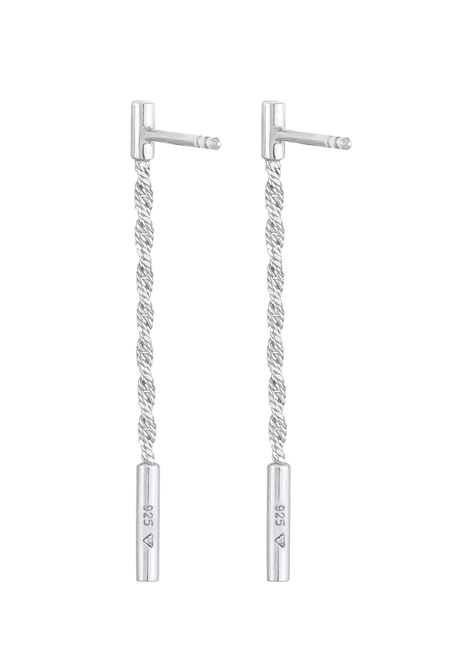 Elli Orecchini Lettera L Iniziale – Argento Sterling 925 – Gioielli Moderni Fatti A Mano – Regalo Per Lei