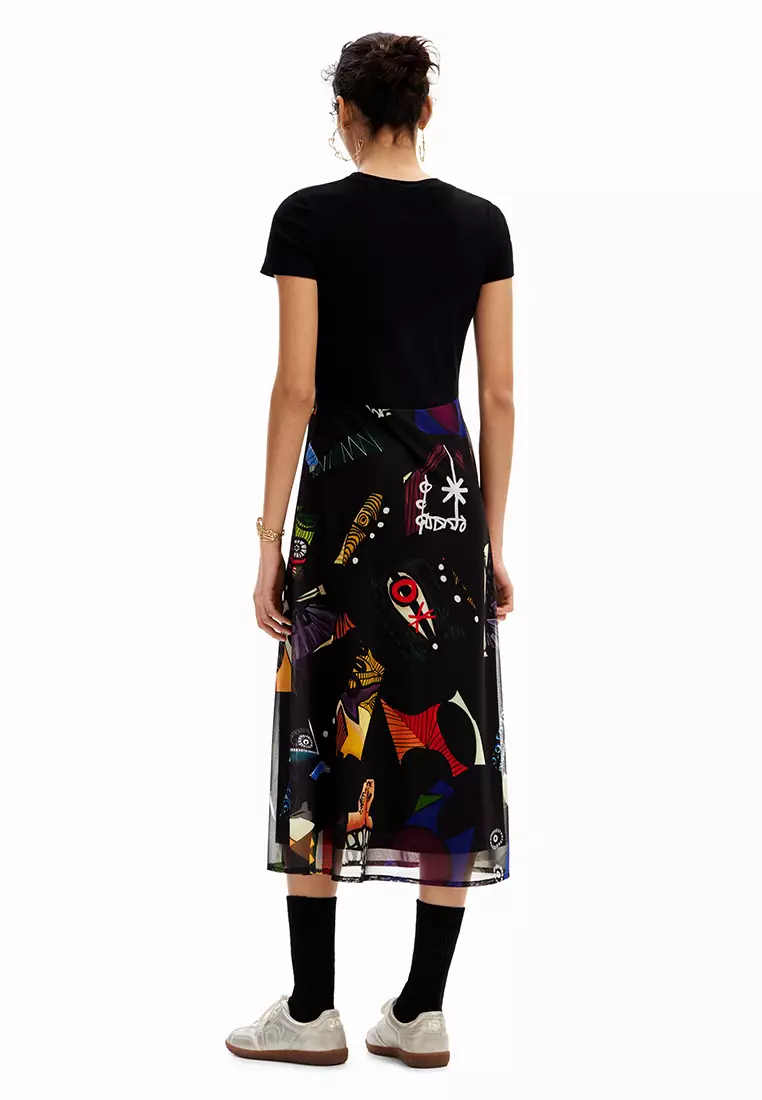 Desigual Woman M. Christian Lacroix combination midi dress .