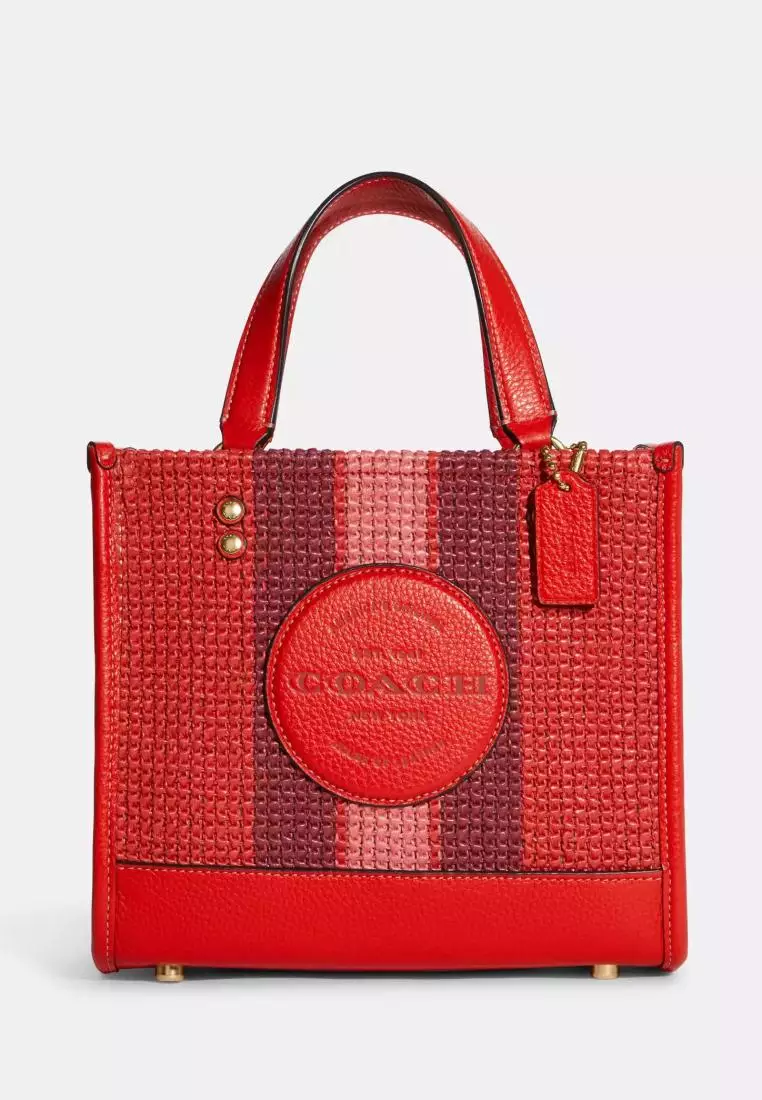 Coach dempsey discount tote 40 red