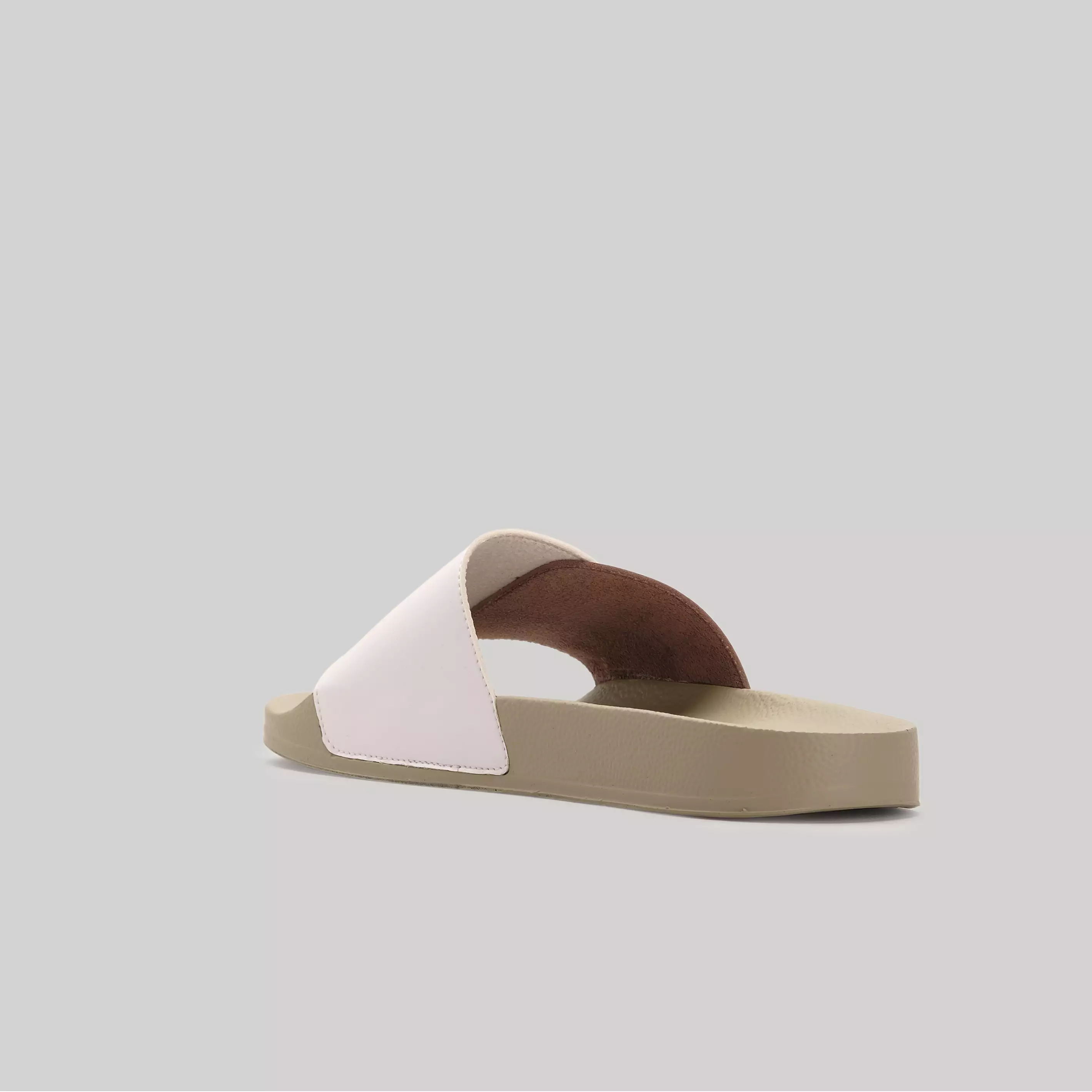 Cogen Sandal Slop Pria Slide Casual Slip On Nano Series White