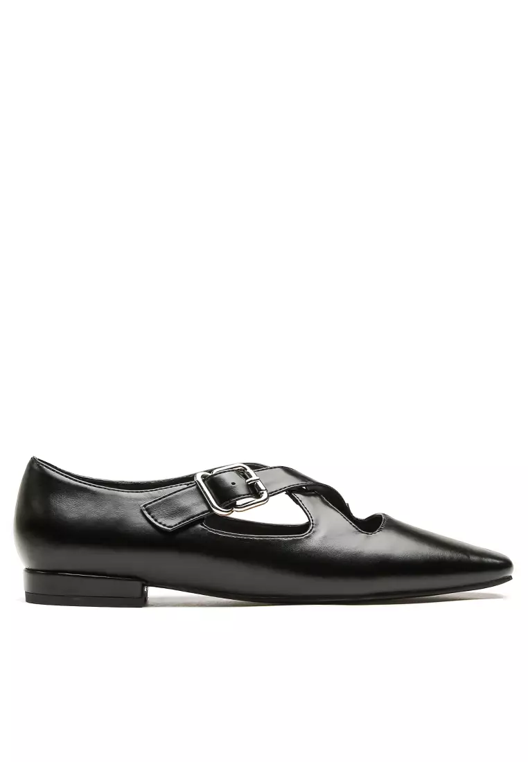 Discount on Twenty Eight Shoes  shoes - SKU: 2CM ‌Cross Buckle Strap Mary Jane Shoes IF22301