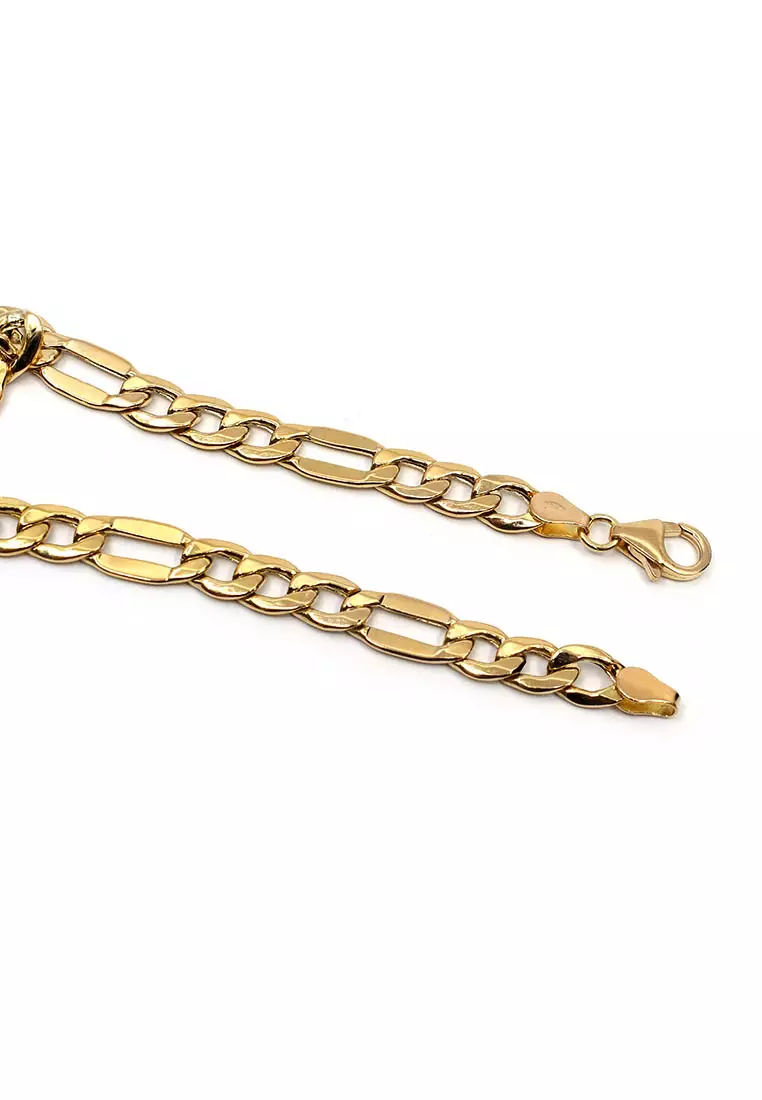 18K Italian Made Yellow Gold Bracelet
