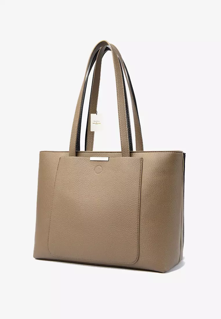 Minimalistic Chic Faux Leather Tote Bag JW HD-H6214