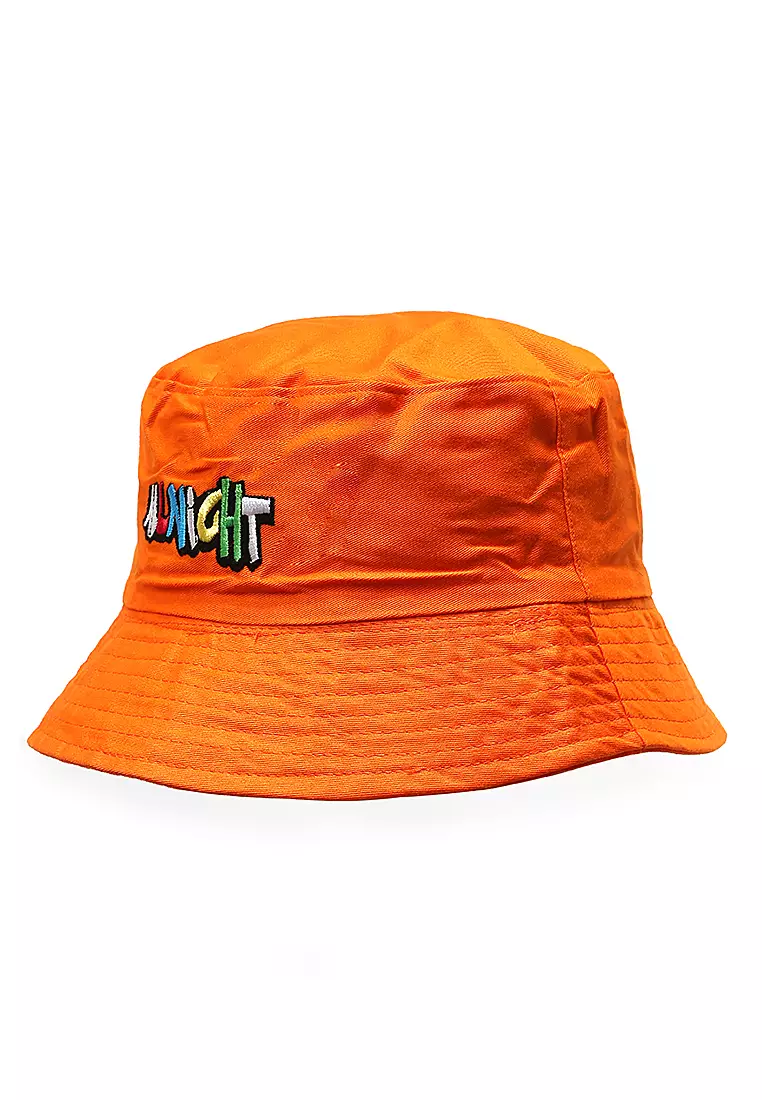 Zorke Bucket Hat Pria Casual Stylish Motive All Night Comfortable Material Drill ORIGINAL - Orange