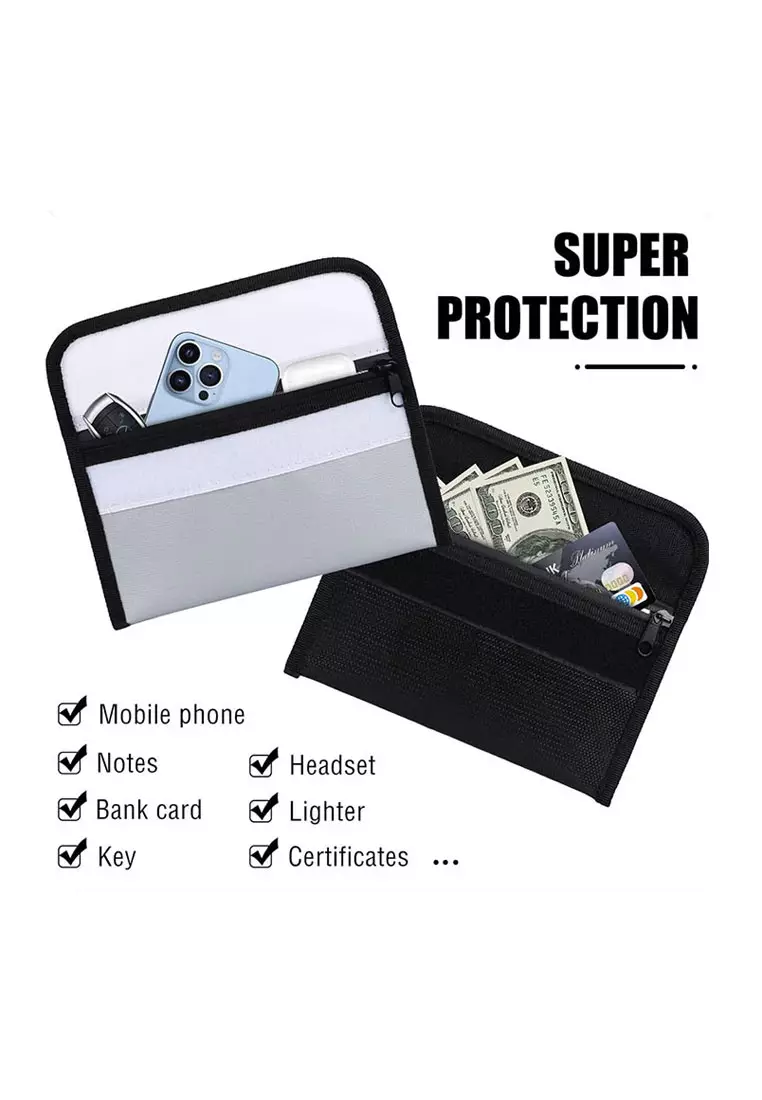 Fireproof Waterproof Envelope 20x13cm - Black