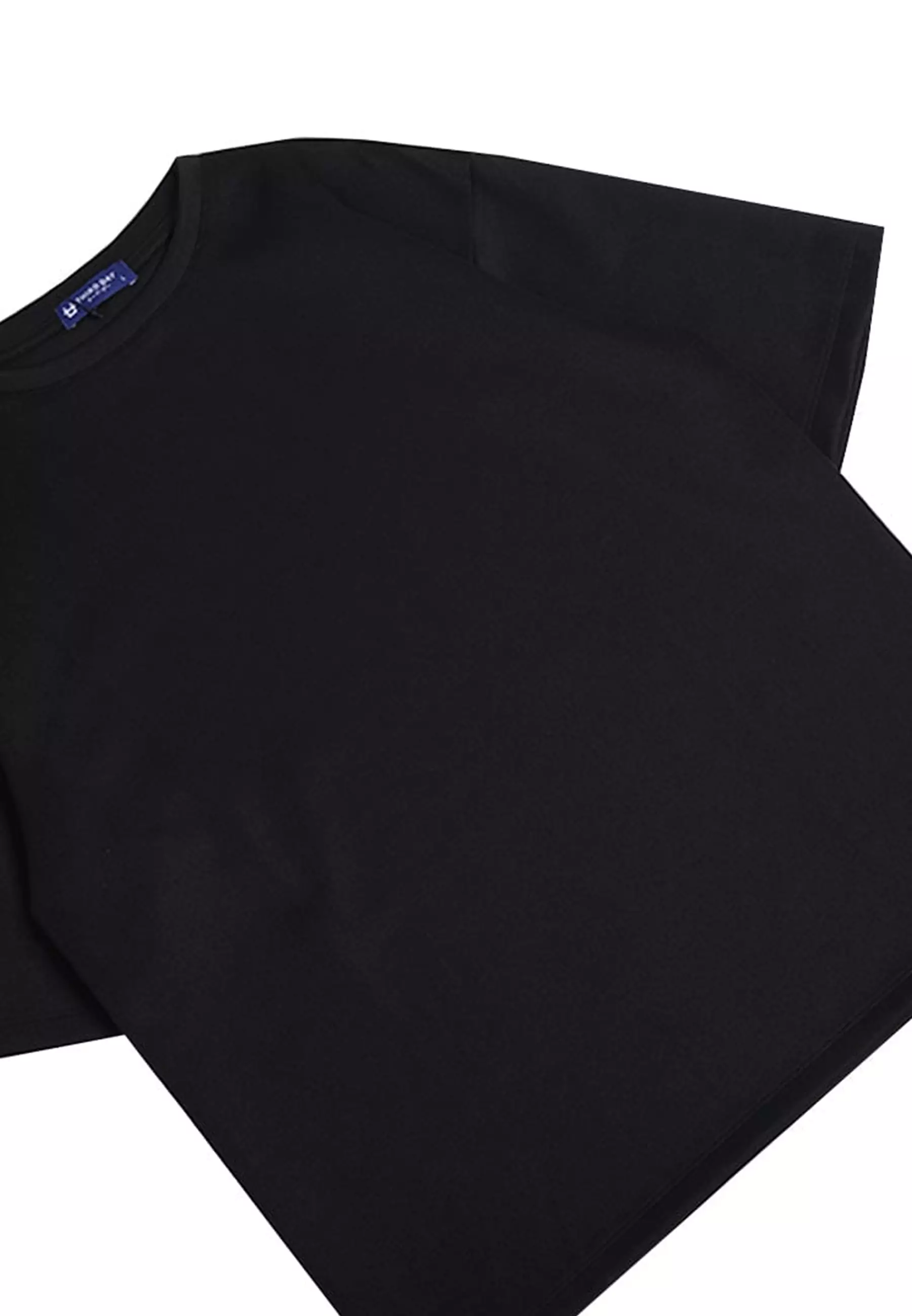 MTQ21 kaos oversize gym pria distro bahan tebal scuba go to the gym hitam