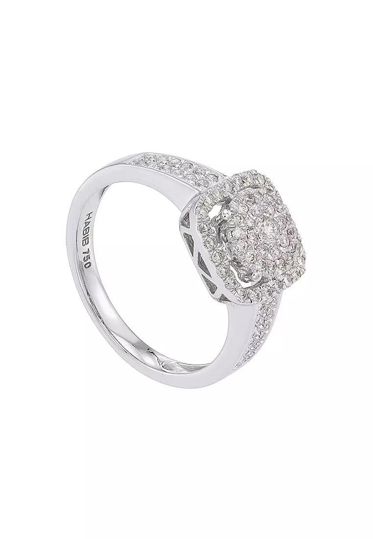 HABIB Round Diamond Ring in 750/18K Yellow Gold 23973