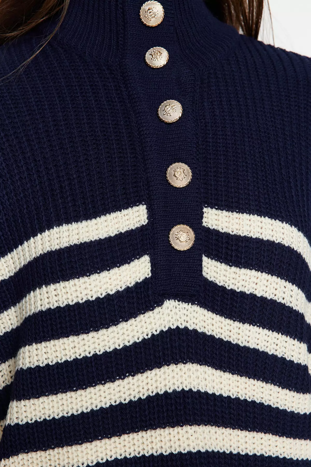 Striped Knit Sweater
