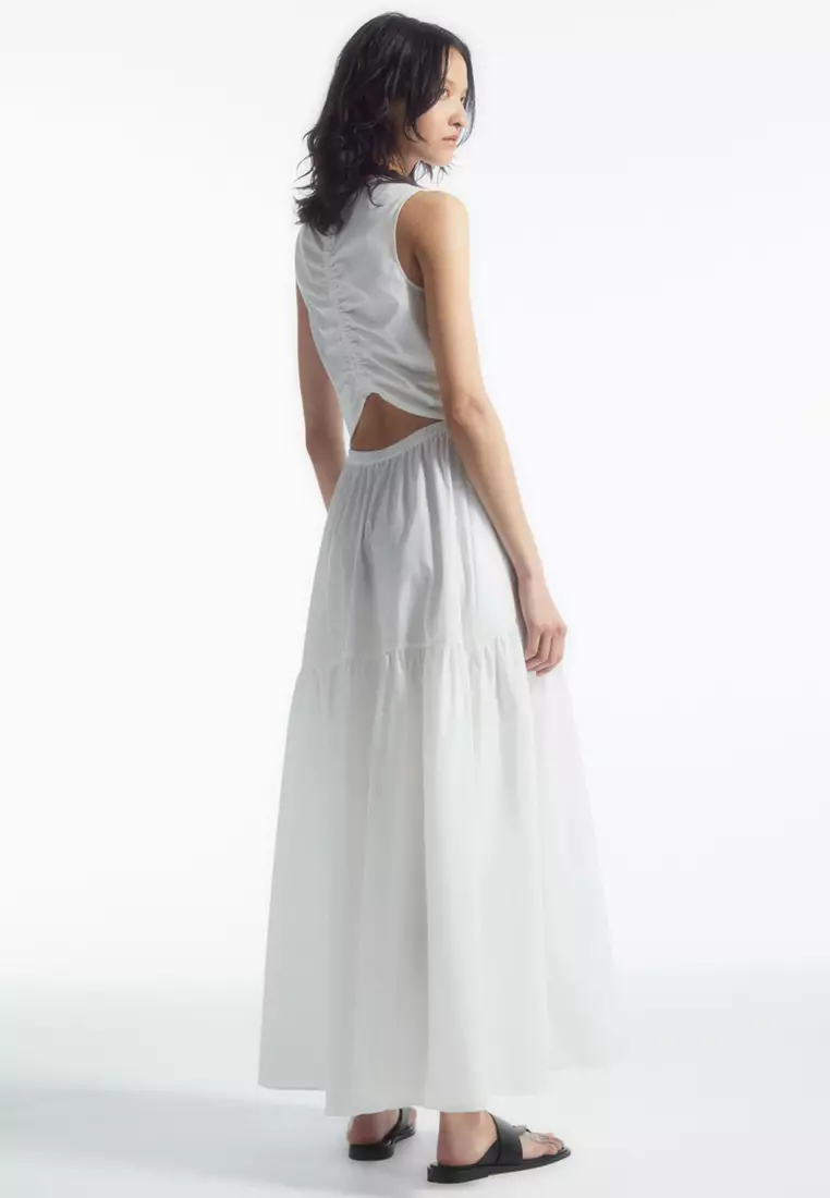 Cos layered open back dress hotsell
