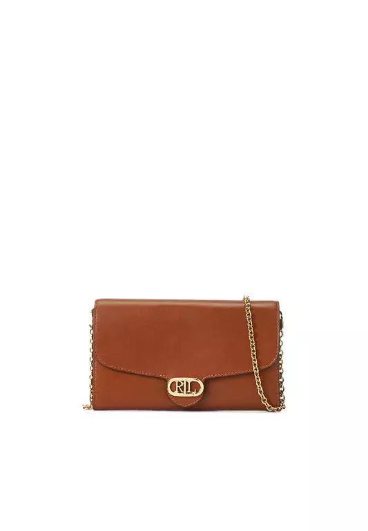 Lauren Ralph Lauren Leather Medium Adair Crossbody
