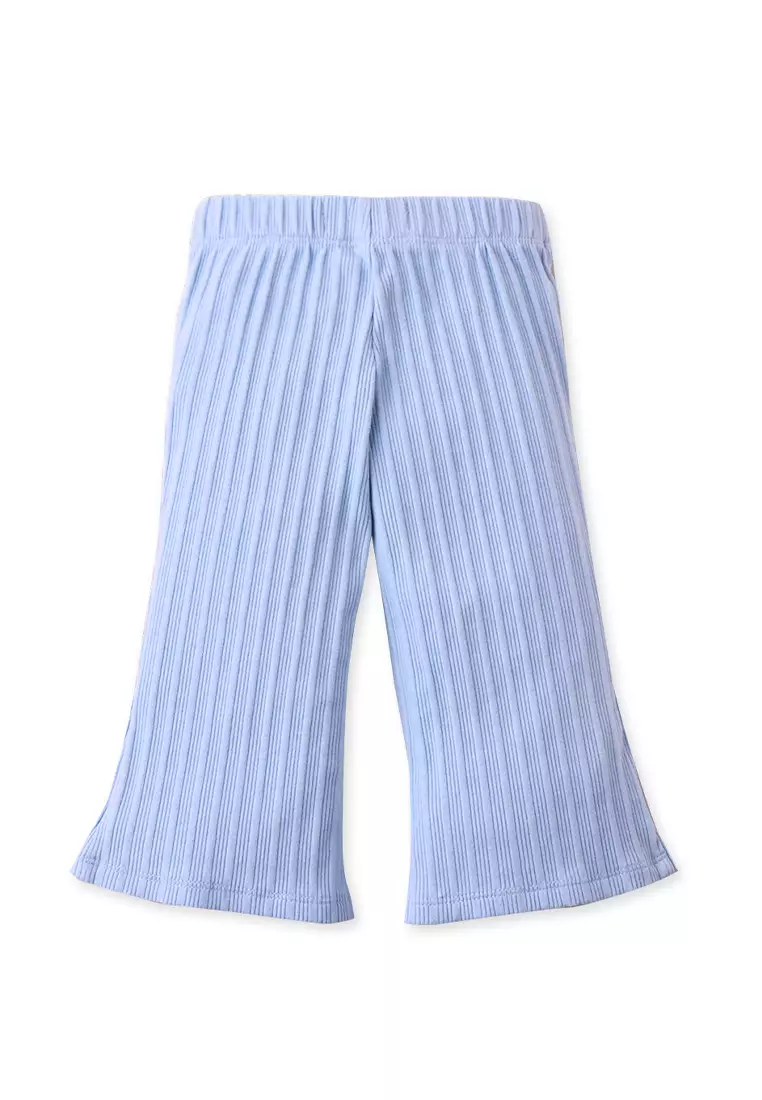 Baby Carly Ribbed Flare Leggings With Slits