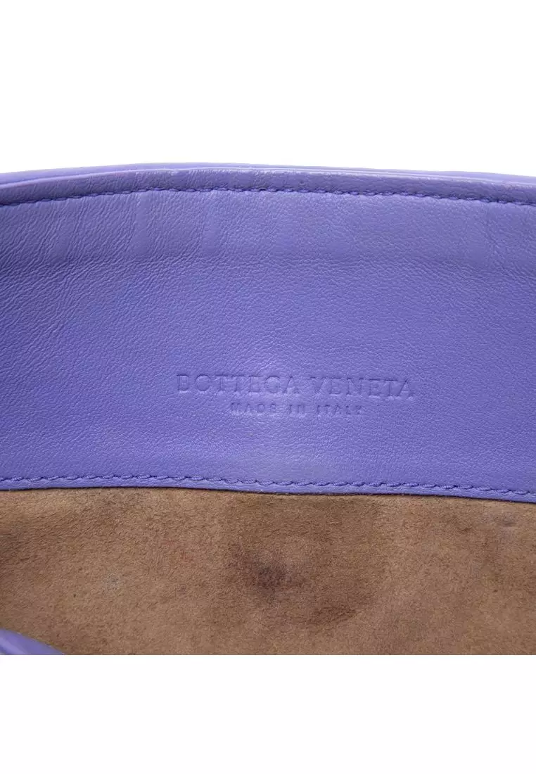 Pre-Loved Bottega Veneta Small Nappa Intrecciato Olimpia Crossbody