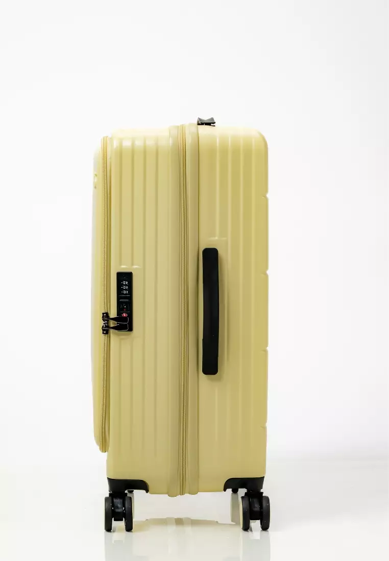Alpha 28" Large Hard Case Luggage Butter
