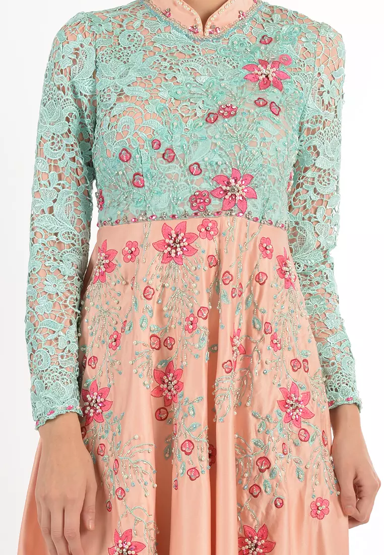 Bibiq Gamis Brokat Satin