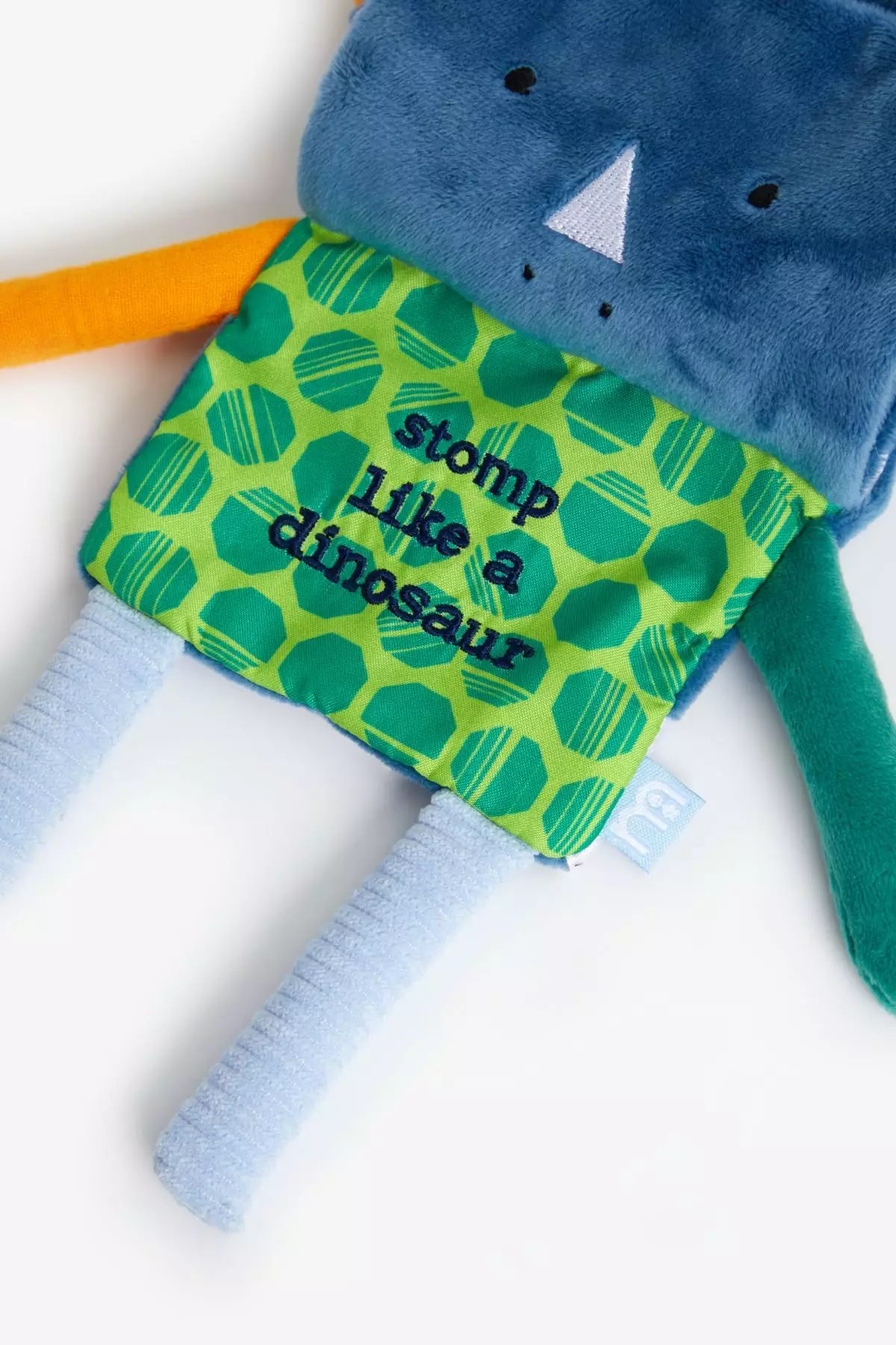 Mothercare Baby Dino Soft Book - Buku Edukasi Bayi (Biru)