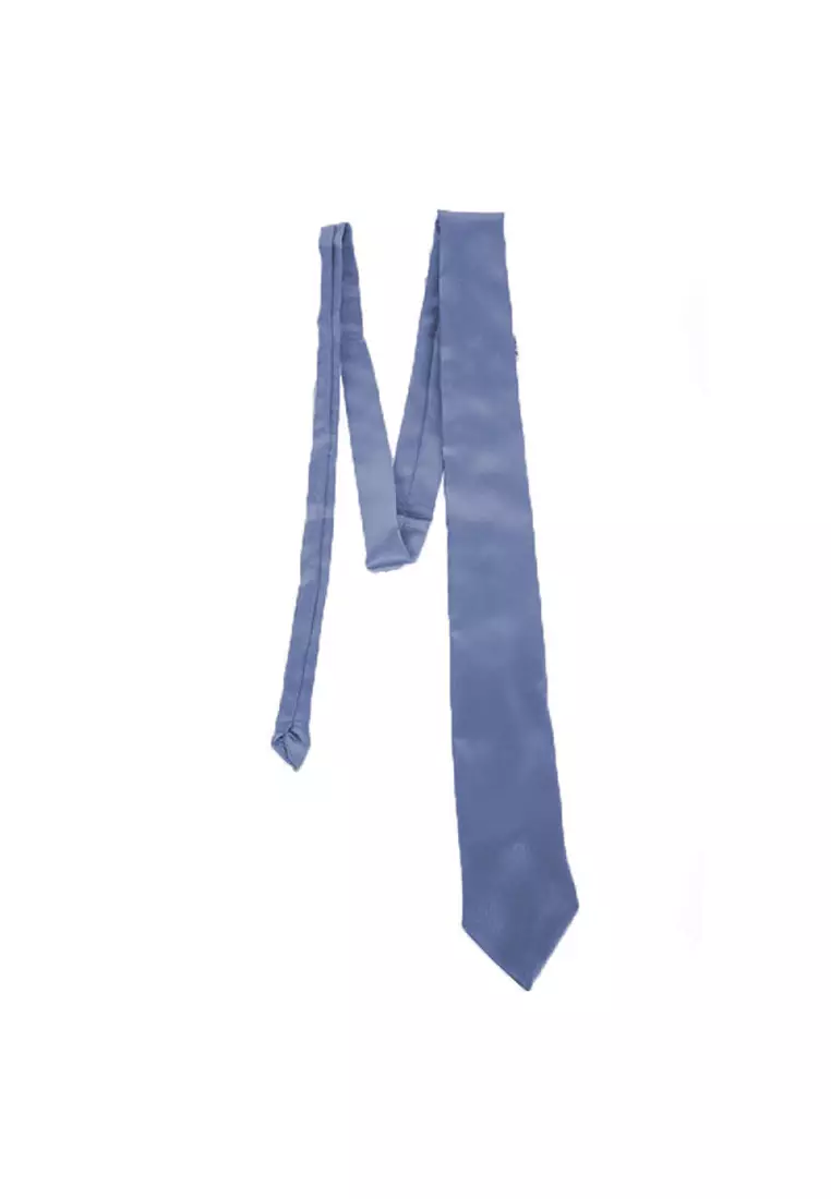 Stranger Dasi Wanita Pria Simple Tie Neckwear Material Polyester ORIGINAL - Grey