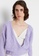 Trendyol purple Knit Wrap Cardigan 43273AA5582BA2GS_4