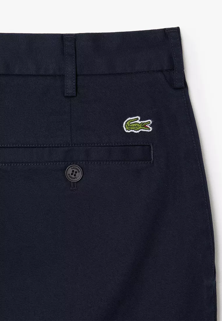 Tapered Leg Cotton Chinos