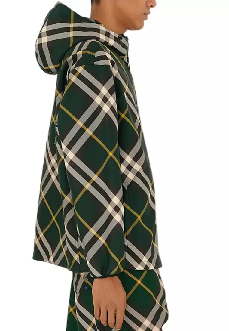 Plaid Jacket in Ivy Green