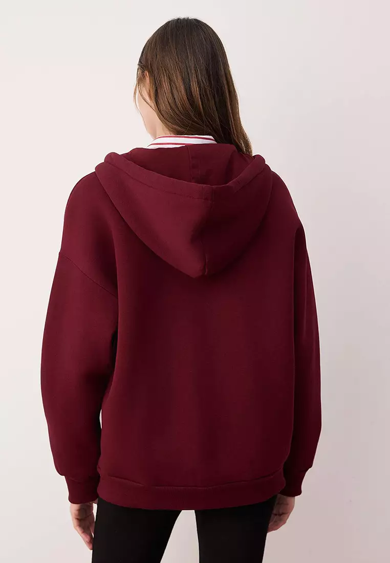 Oversized Zip Hoodie